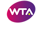 2019 WTA International logo white text