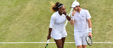 Andy Murray and Serena Williams 