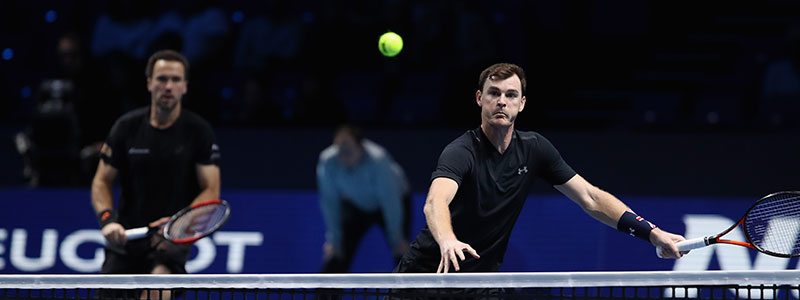 Jamie Murray and Bruno Soares play in the Nitto ATP Finals
