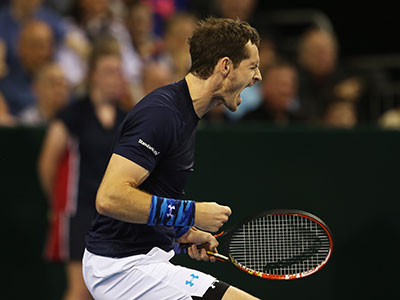 Andy Murray fist pump
